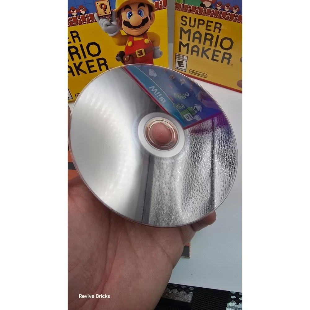 Super Mario Maker Wii U CIB Nintendo Wii U 2015 Complete with Slipcover & Manual